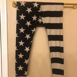 Buy2get1Free: LuLaRoe TC Leggings - American Flag